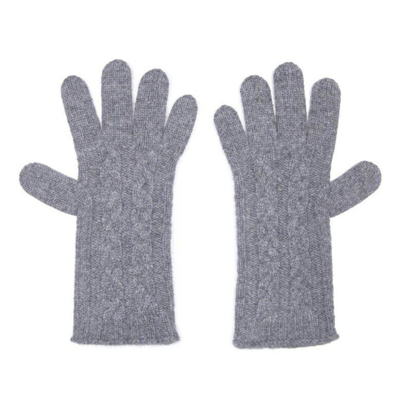 Cashmere Cable Gloves, Derby