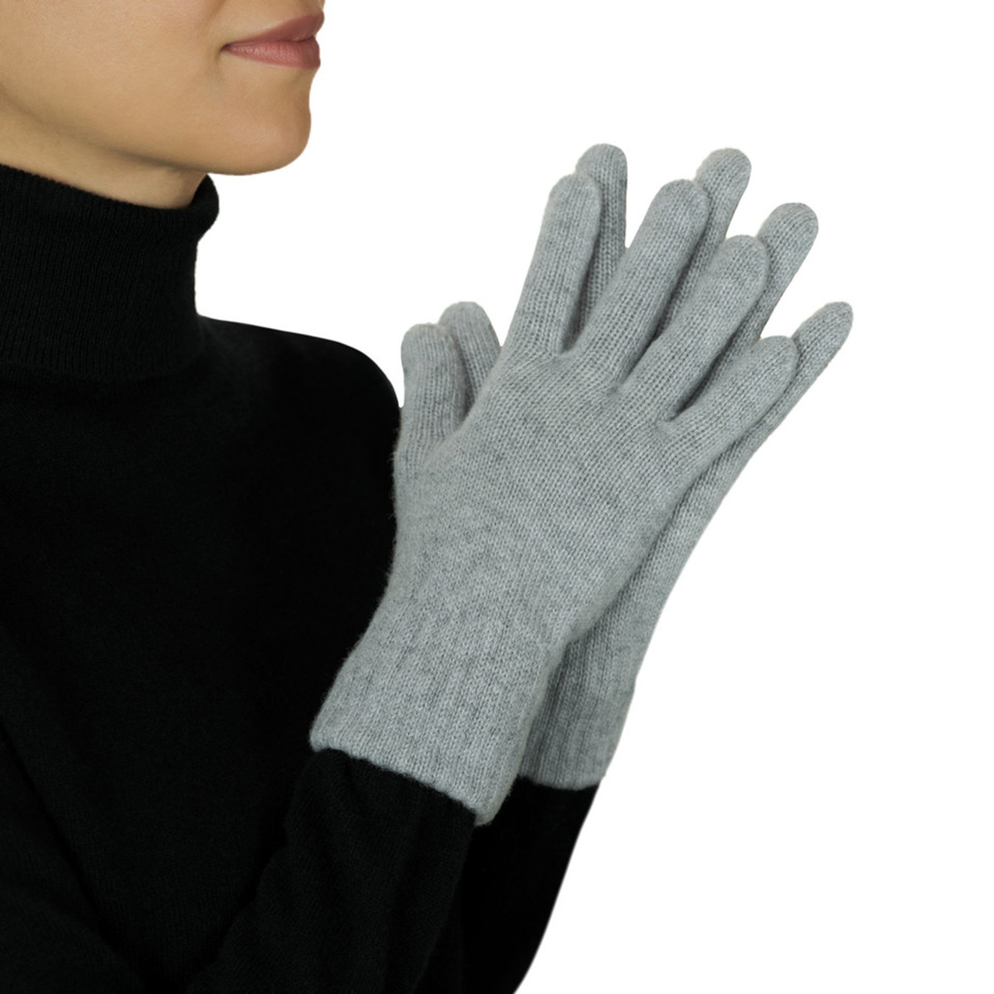 Lona Scott Cashmere Gloves, Flannel