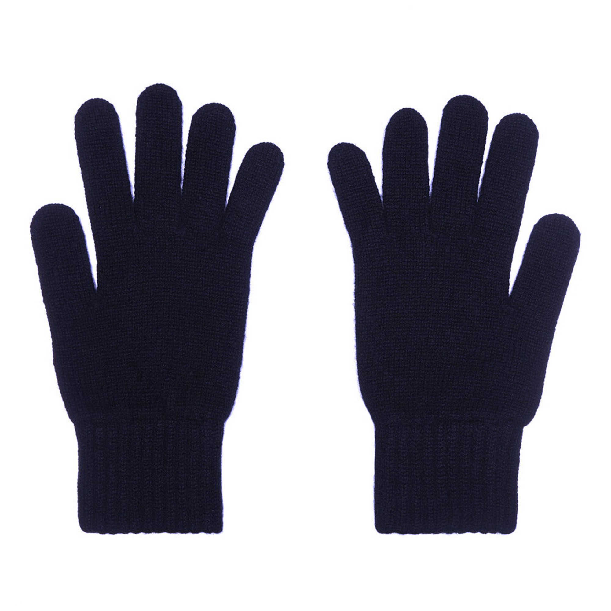 Lona Scott Cashmere Gloves, Navy 2