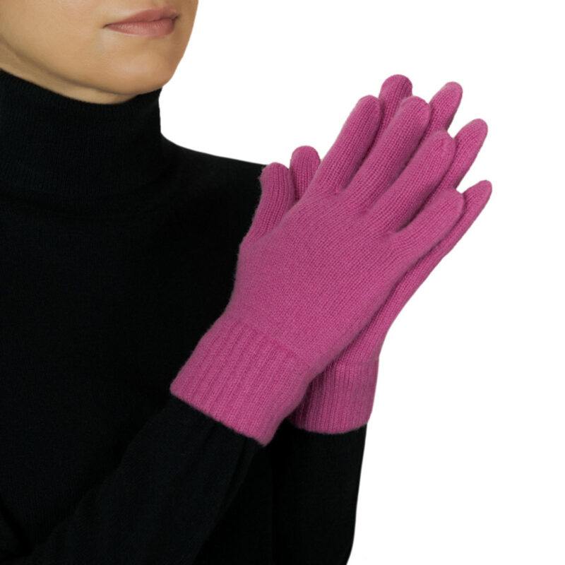 Cashmere Gloves, Pink