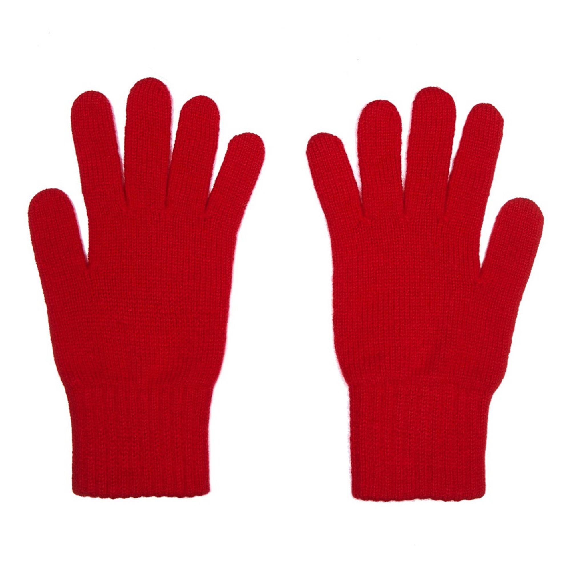 Lona Scott Cashmere Gloves, Red 2