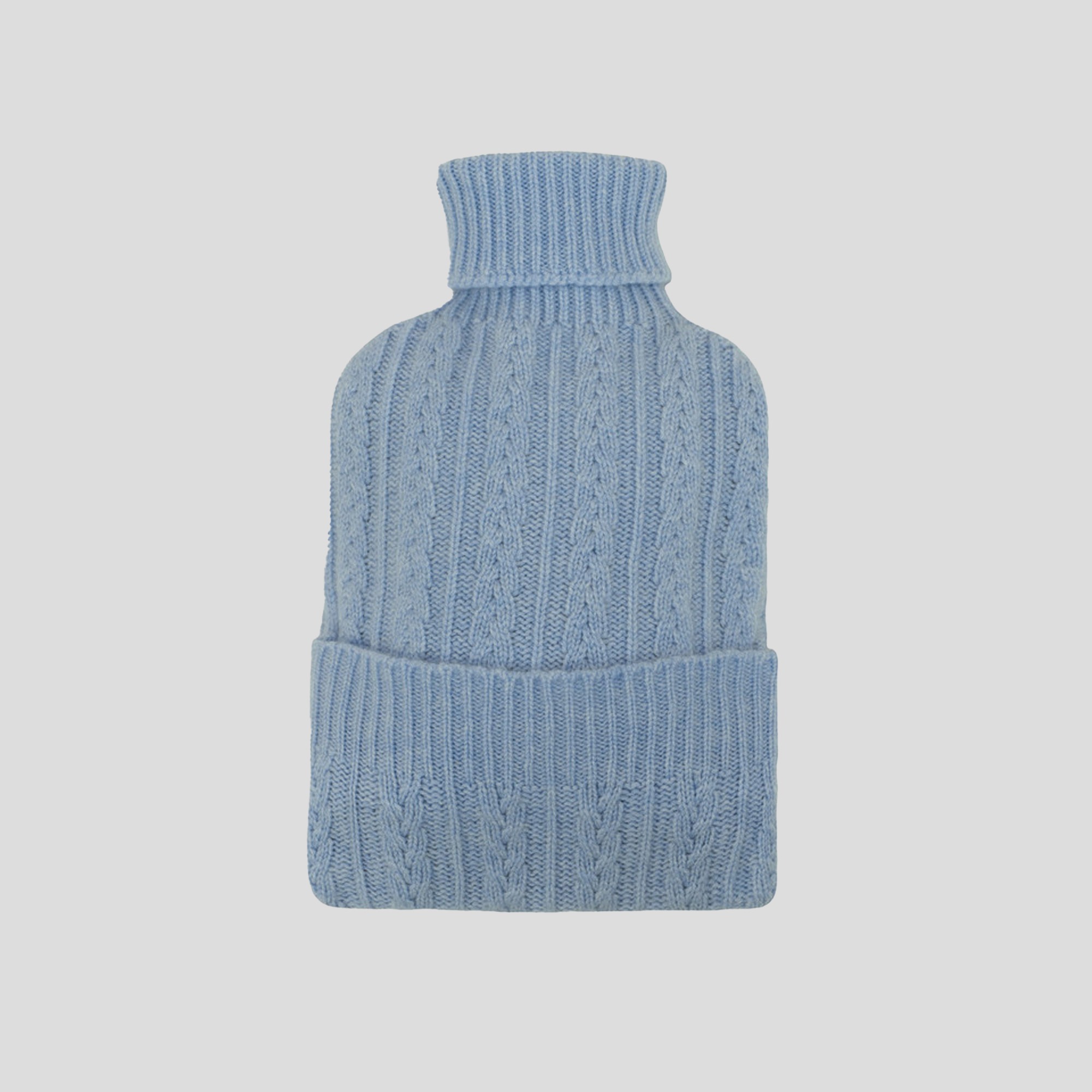 GREY-Lona Scott Cashmere Hot water bottle, blue
