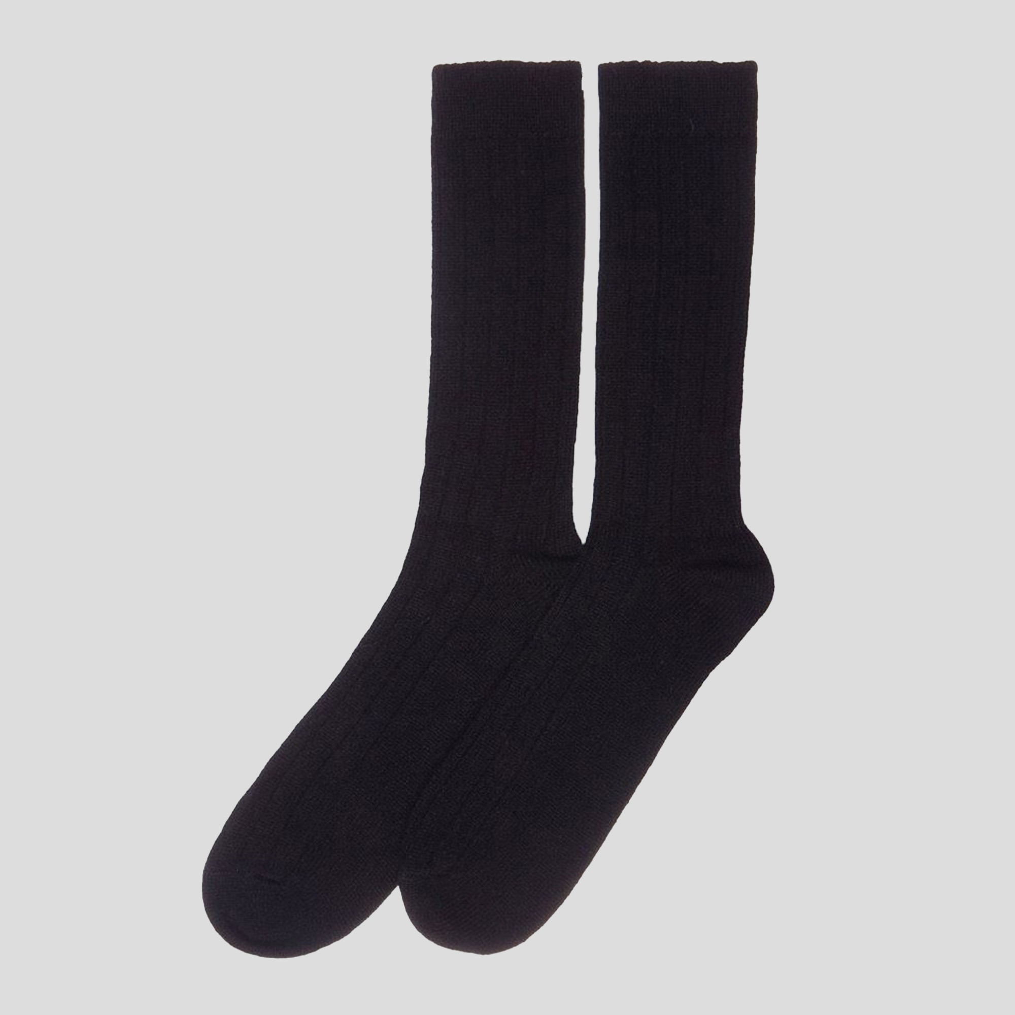 GREY-Lona Scott Cashmere Mens Socks 6