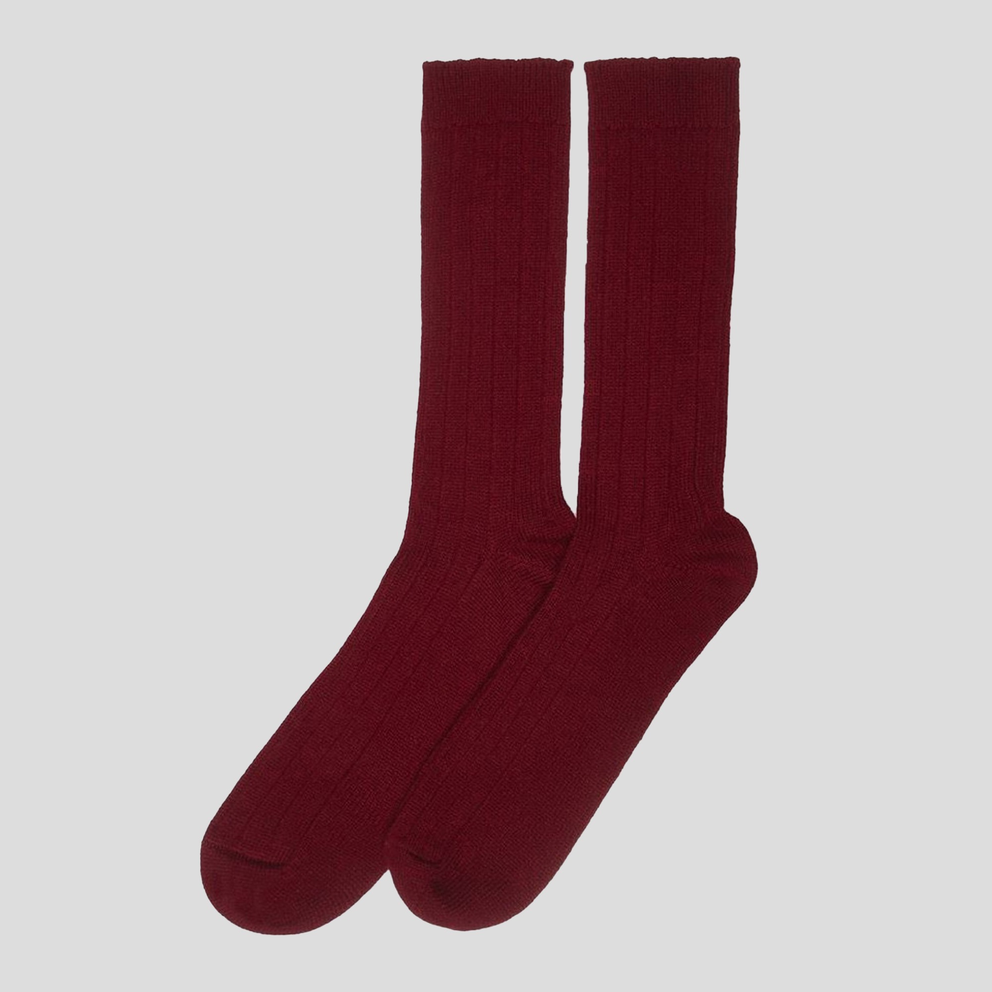 GREY-Lona Scott Cashmere Mens Socks 7
