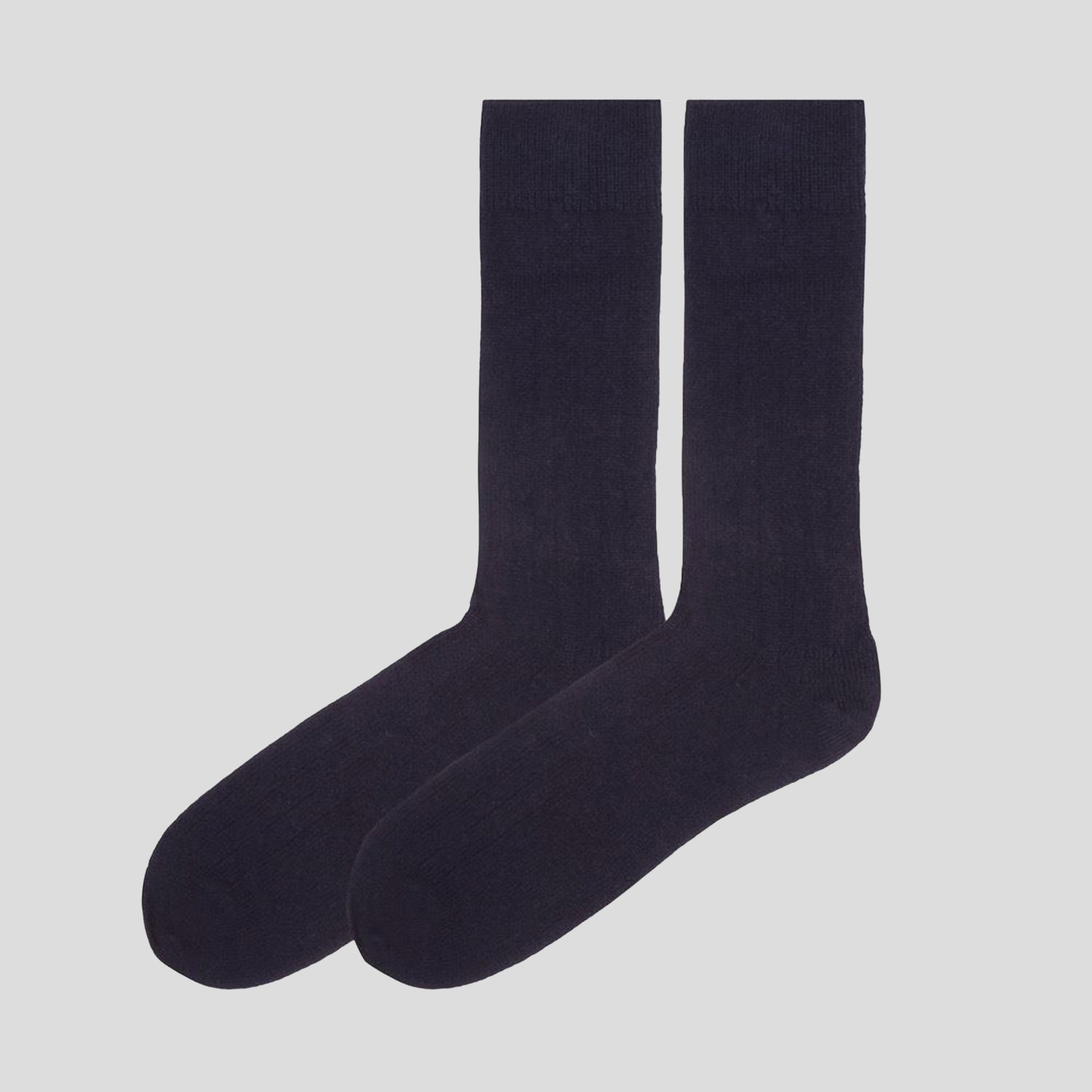 GREY-Lona Scott Cashmere Mens Socks