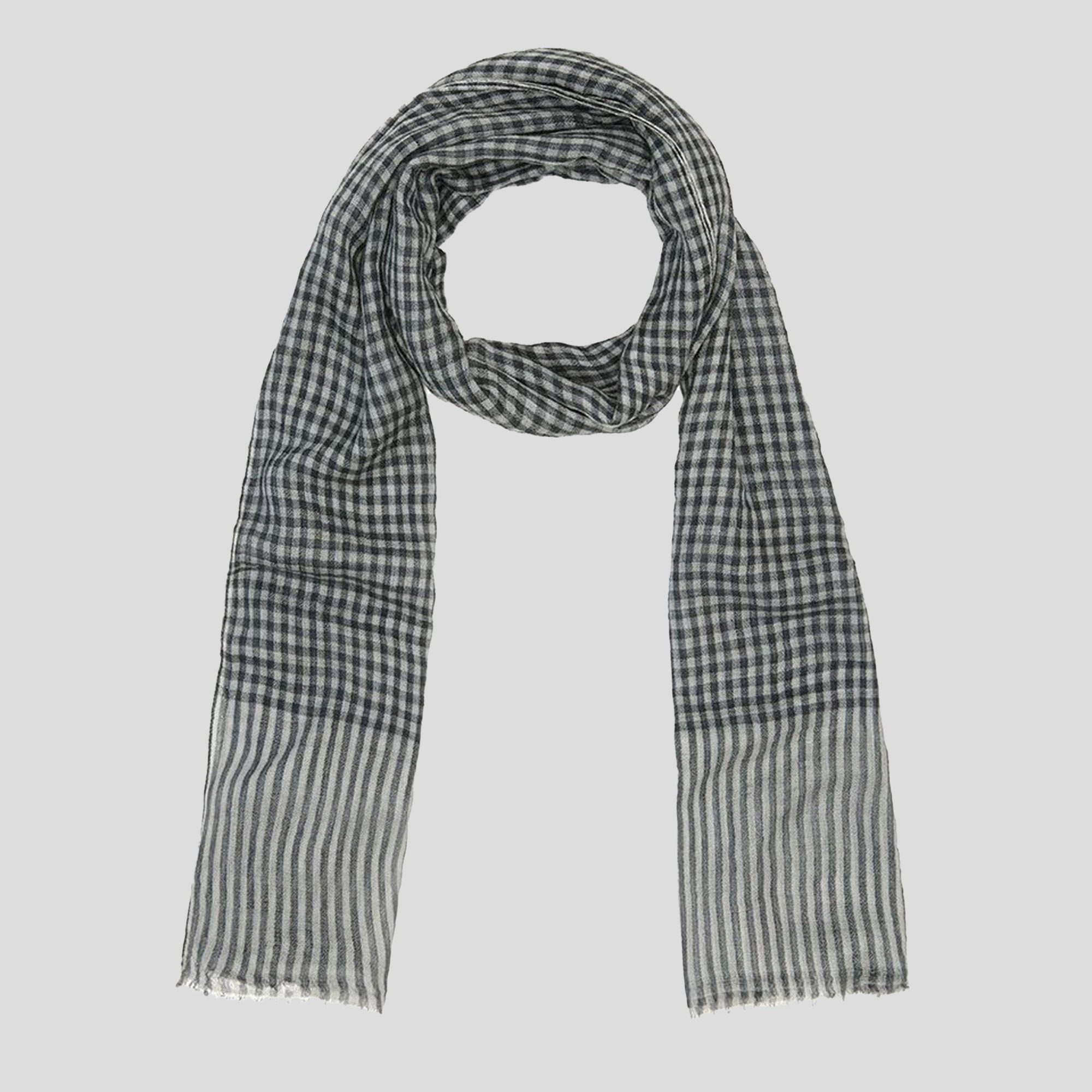 GREY-Lona Scott, Fine Cashmere scarf, 13