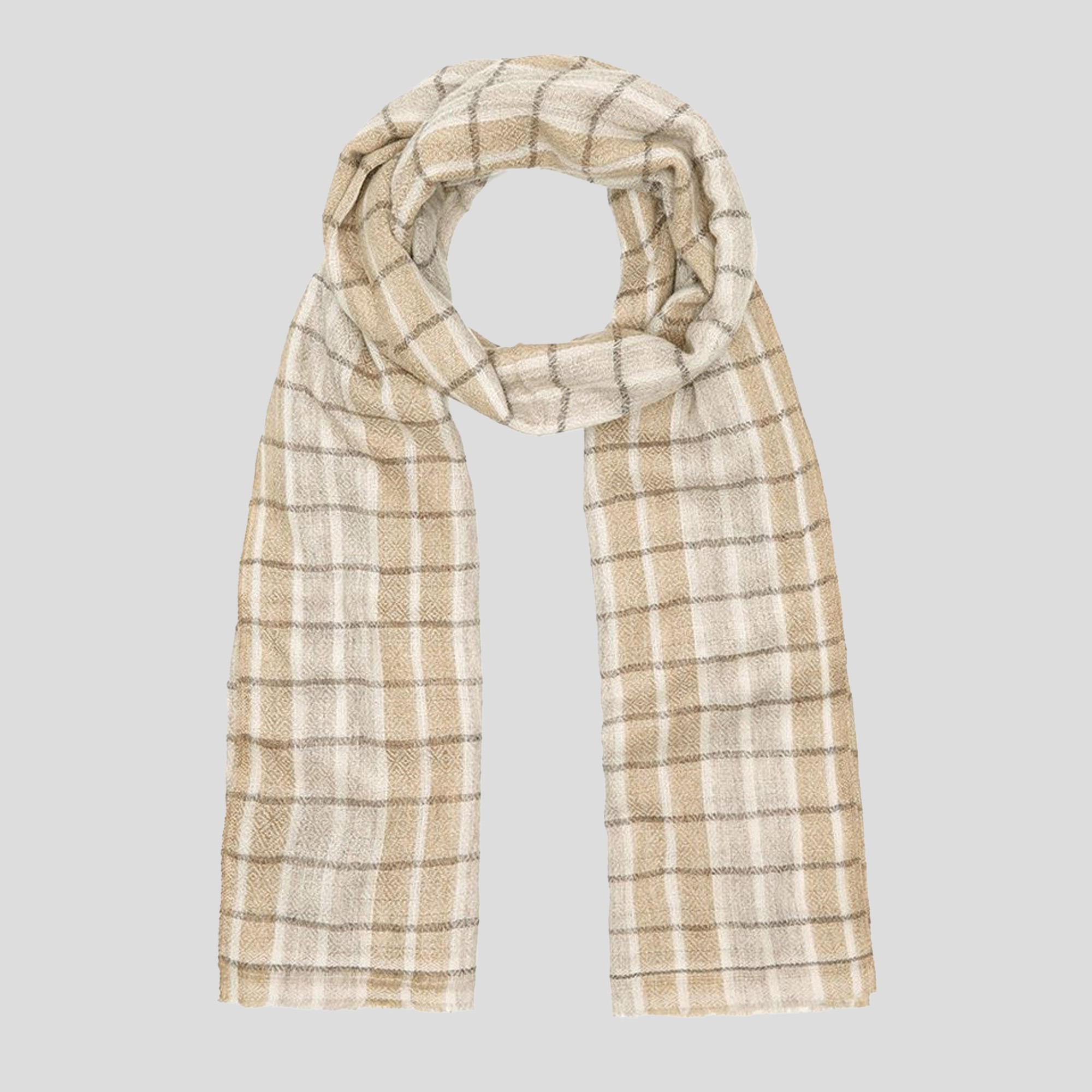 GREY-Lona Scott, Fine Cashmere scarf, 6