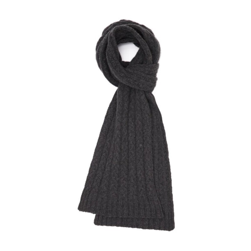 Cashmere Cable Scarf, Derby
