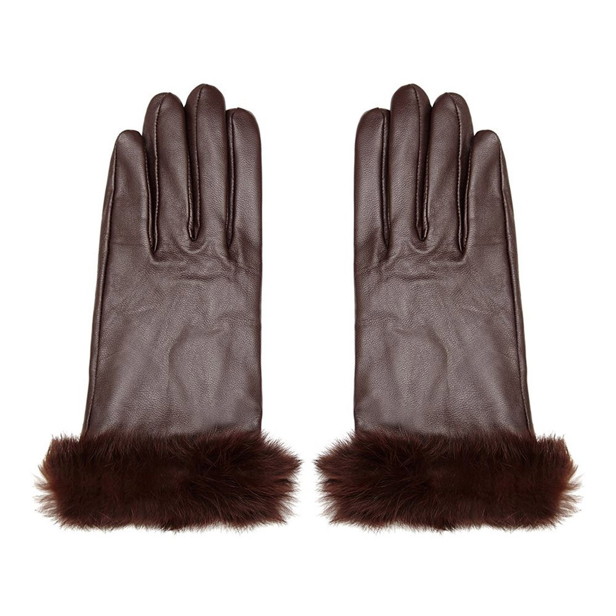 Lona Scott Store, Leather Gloves with fur trim