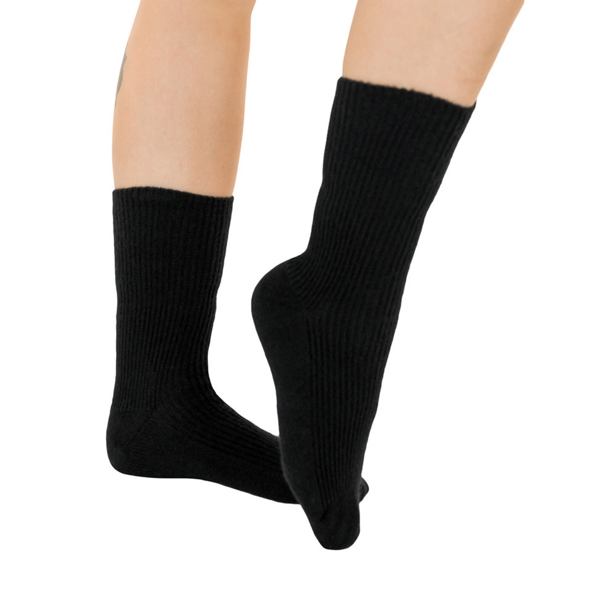 Lona Scott Womens Cashmere Socks, black 2
