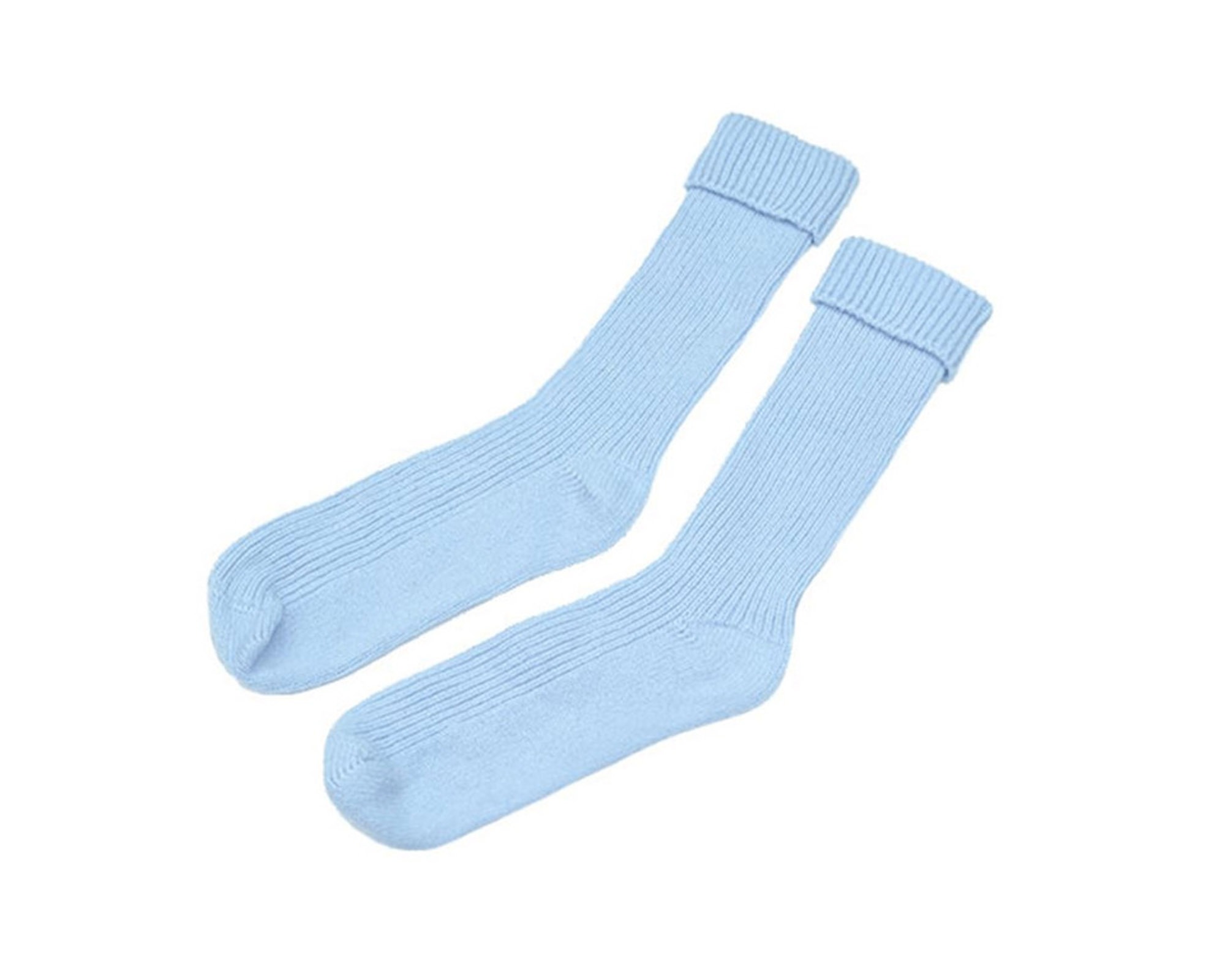 Lona Scott Womens Ribbed Socks, Blue