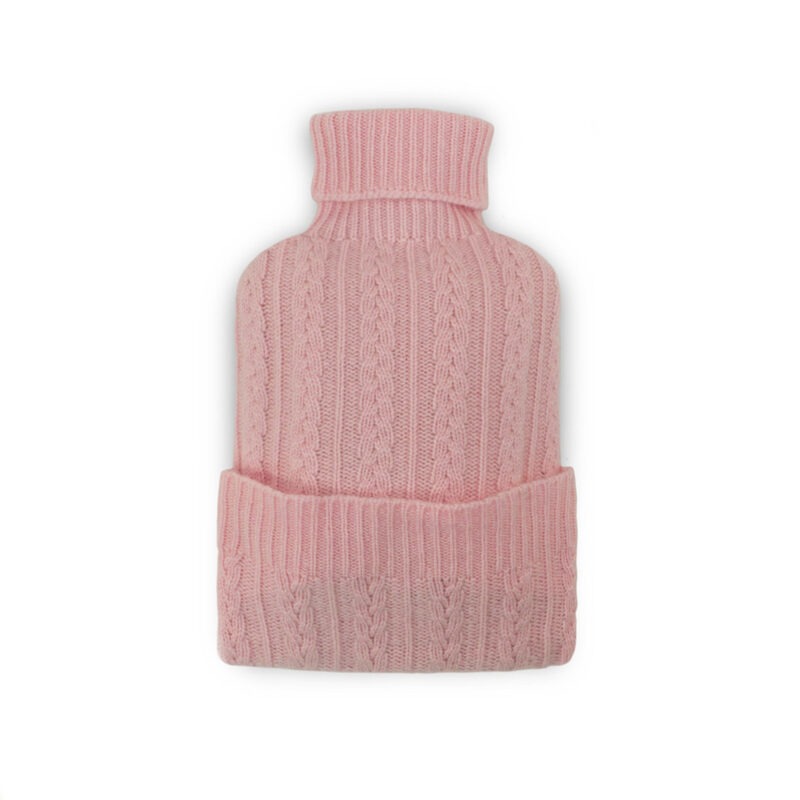 Cashmere Hot Water Bottle - Pink